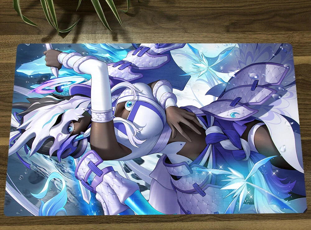 

YuGiOh Swordsoul of Mo Ye Trading Card Game Mat TCG CCG Playmat Rubber Mouse Pad Desk Table Gaming Play Mat With Bag 60x35cm