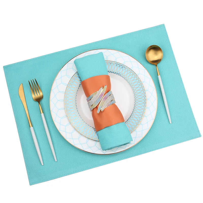 Heting Home однотонная ткань для салфеток в стиле вестерн салфетка протирания чашек