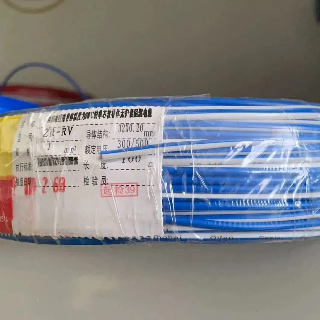 0 75 мм 1 5 2 4 6 100 метров Полностью медный стандартный электрический провод RV/BV/BVR