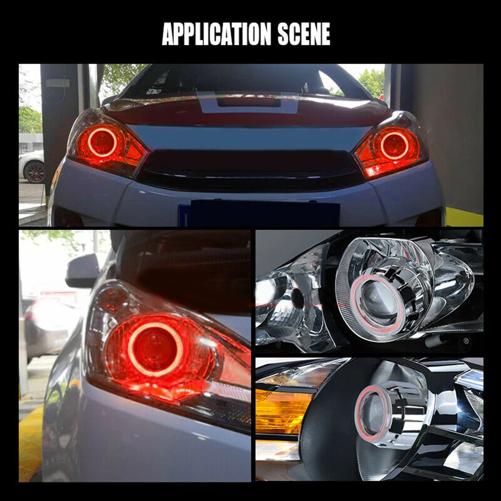 

Accessories Household Angel Eyes COB Eyes For Car Front Halo Headlight