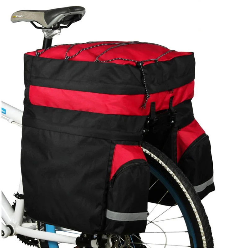 

Сумка-переноска велосипедная, 60 л, с чехлом от дождя