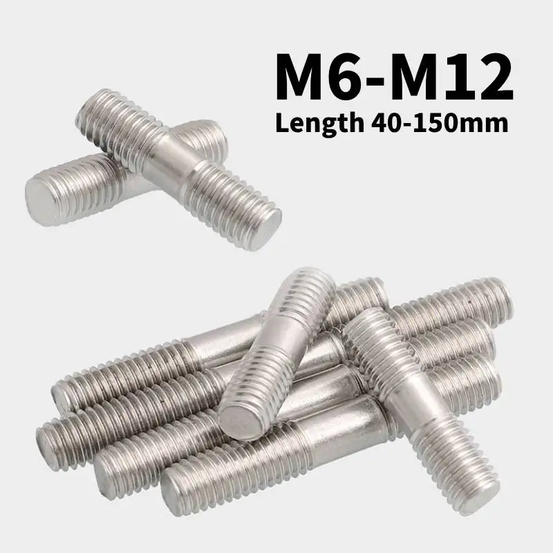 

1 шт. Резьбовые болты стержень двойные концевые стержни 316 нержавеющая сталь стандартная зубная палочка двойная головка