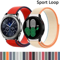 22mm 20mm strap for samsung galaxy watch 4classic46mmactive 2gear s3s2 amazfit nylon loop bracelet huawei gt 23 pro bands