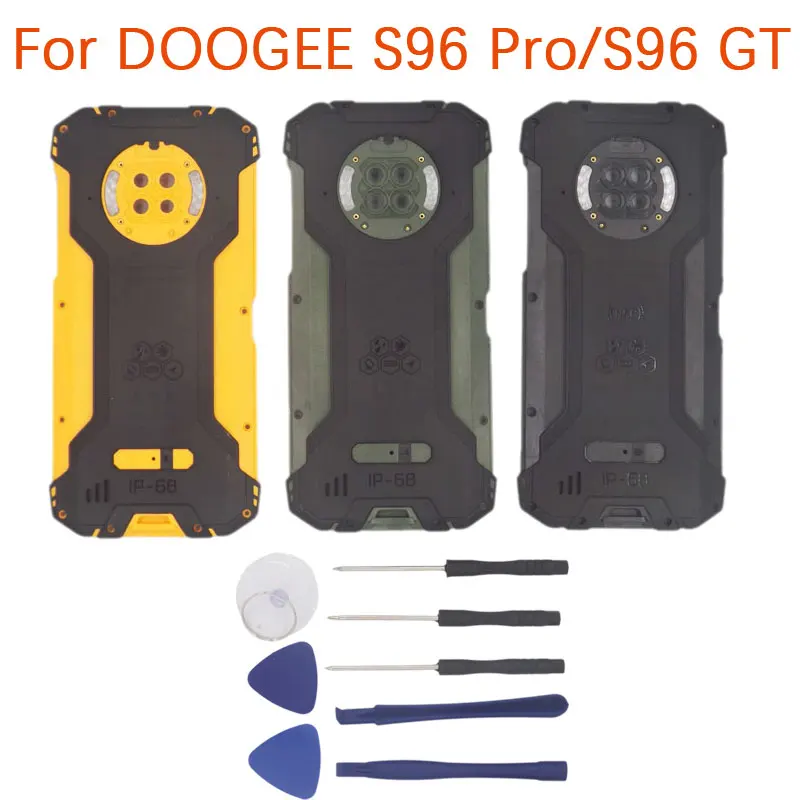 Фото Новый оригинальный DOOGEE S96 Pro S96 GT, крышка батарейного отсека, задняя крышка, корпус, задняя крышка сотового телефона, громкоговоритель для телефона DOOGEE S96 Pro №1