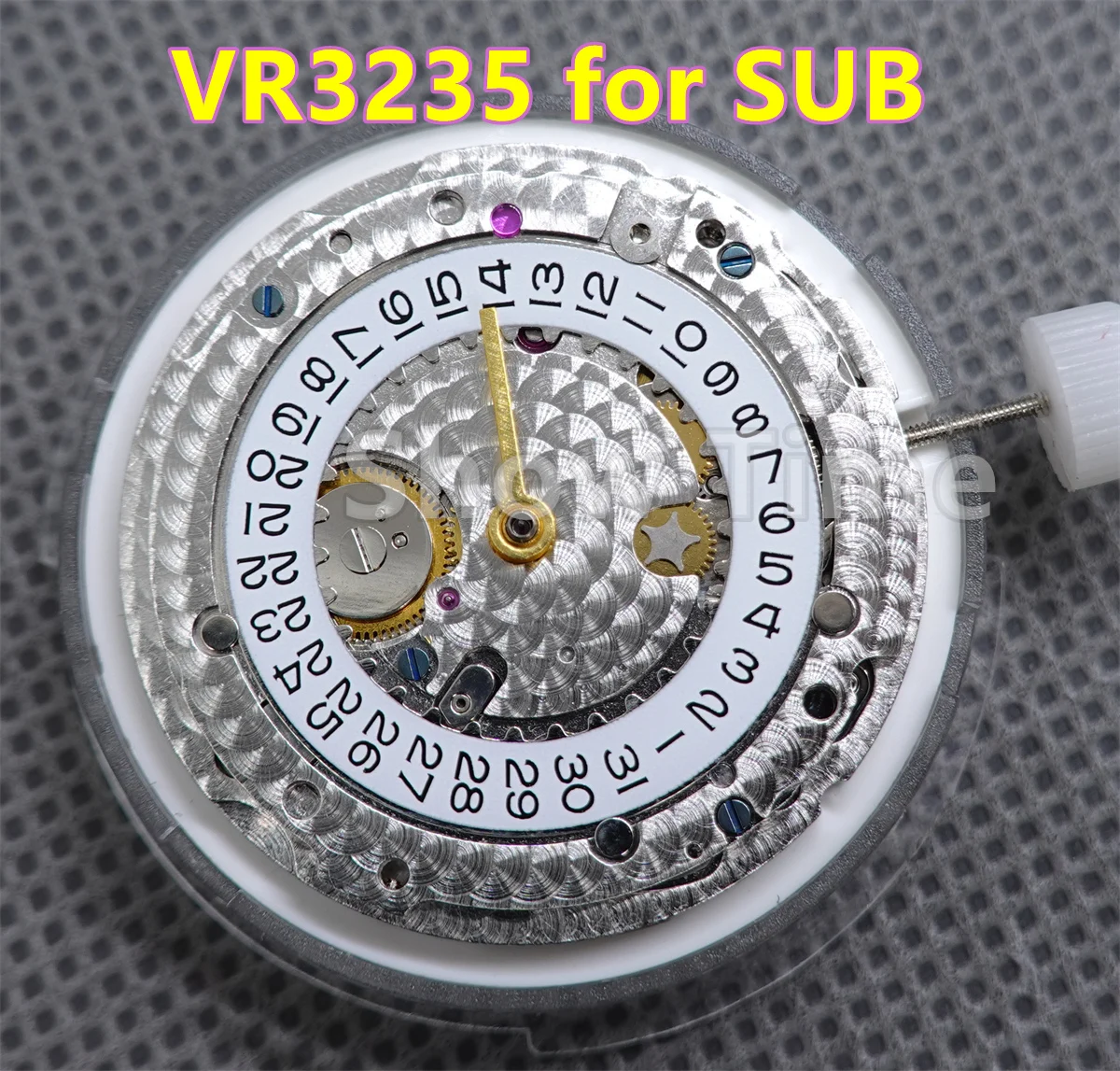 Shanghai 3235 automatic mechanical movement blue balance wheel SUB DJ movement VR3235 clean factory 126610 126334