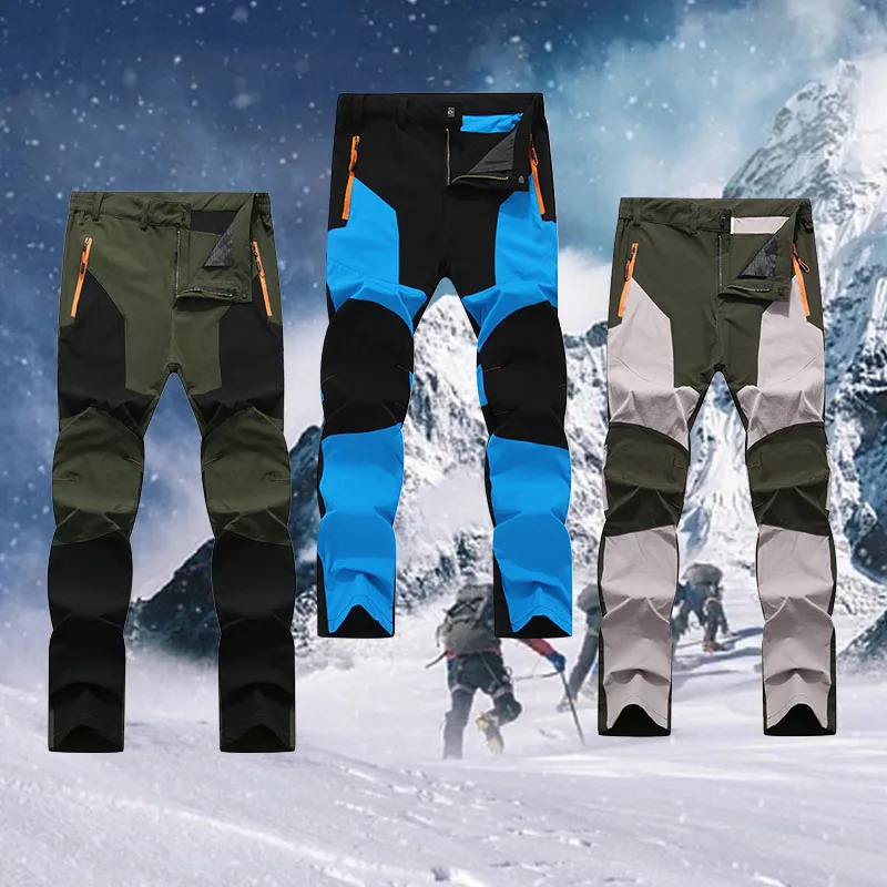 

Elastic Mens Hiking Pants Outdoor Sport Summer Quick Dry Windproof Waterproof Trekking Climbing Wear-resistant Breathable Pants