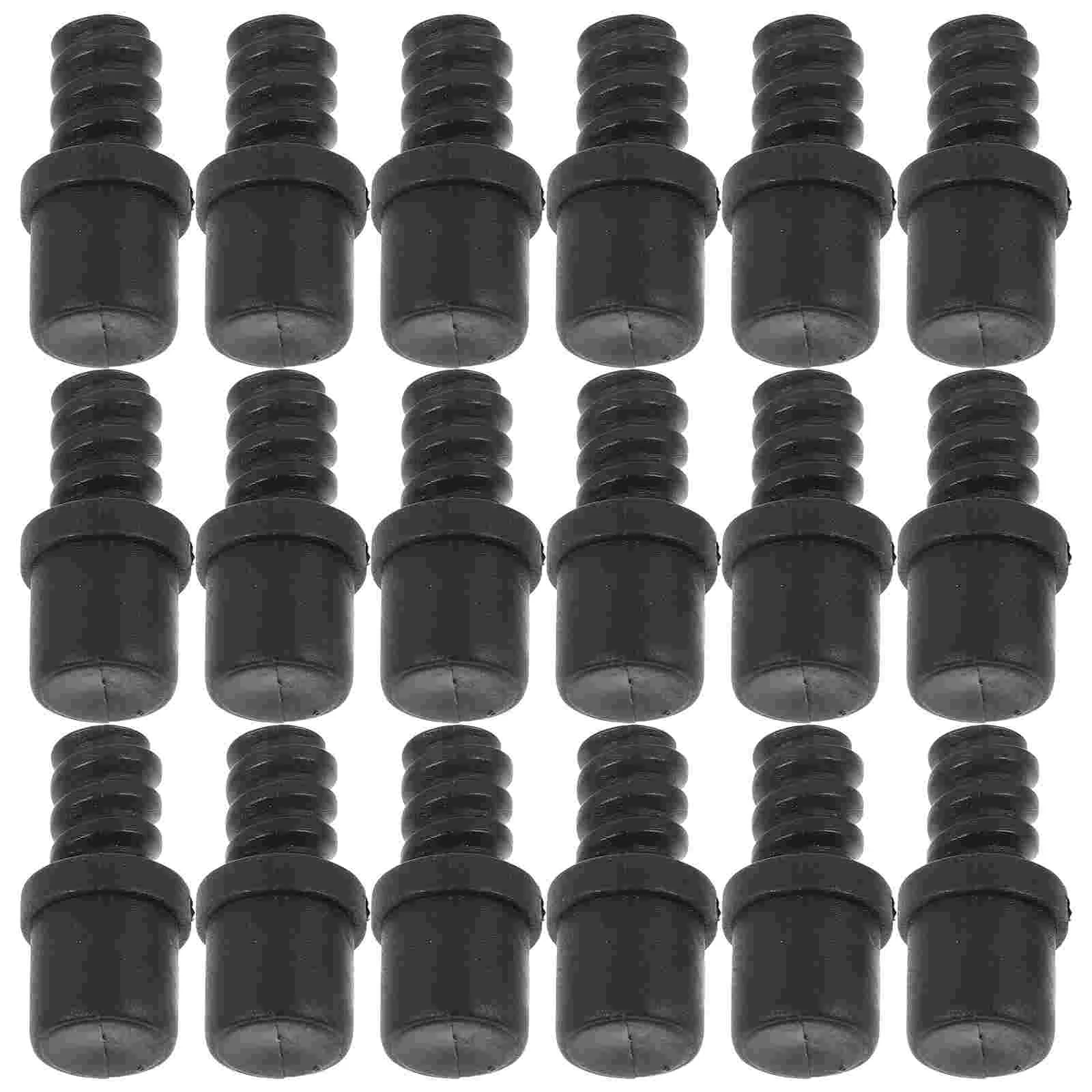

20pcs Toilet Brush Handle Accessory Screw Connector Self-locking Toilet Brush Head Adapter