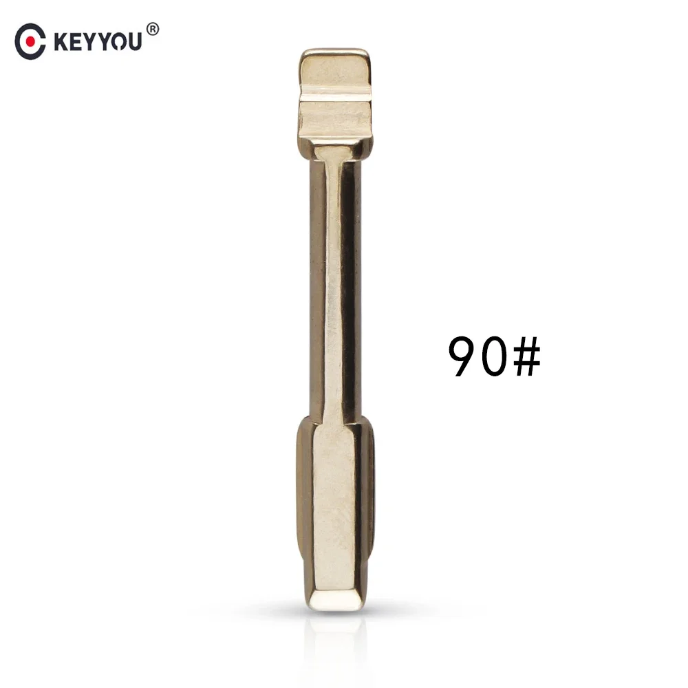 

KEYYOU F021 лезвие металлическое пустое необрезанное лезвие дистанционного ключа KD No 90 для Ford Mondeo KD900 удаленный ключ от машины
