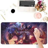 computer office keyboard accessories mouse pads square anti slip desk pad games supplies lol xayah rakan valentines day mats