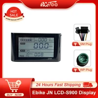 jn lcd s900 display control panel 5 pin sm waterproof pulg match jn controller 24v36v48v for electric bike conversion kit