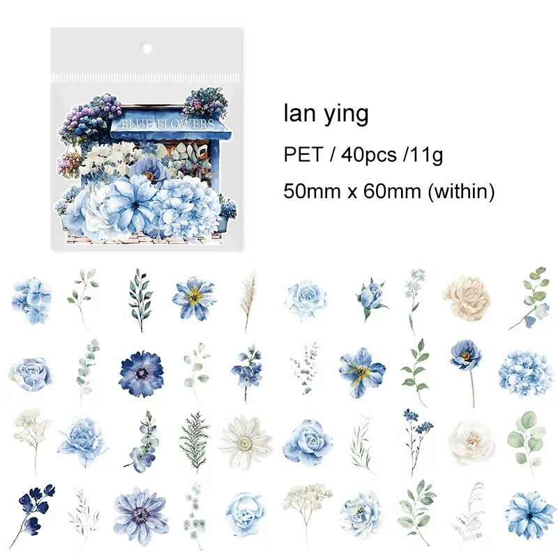 

Набор стикеров Jianwu "Цветочный фестиваль в маленьком городке"