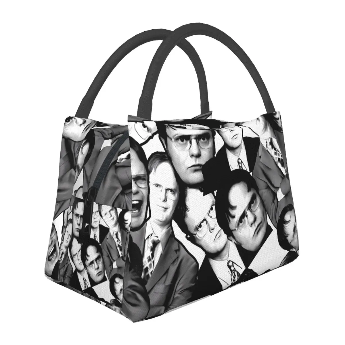 

Dwight Kurt Schrute Lunch Bag The Office Convenient Lunch Box Office Graphic Cooler Bag Cute Oxford Tote Food Bags