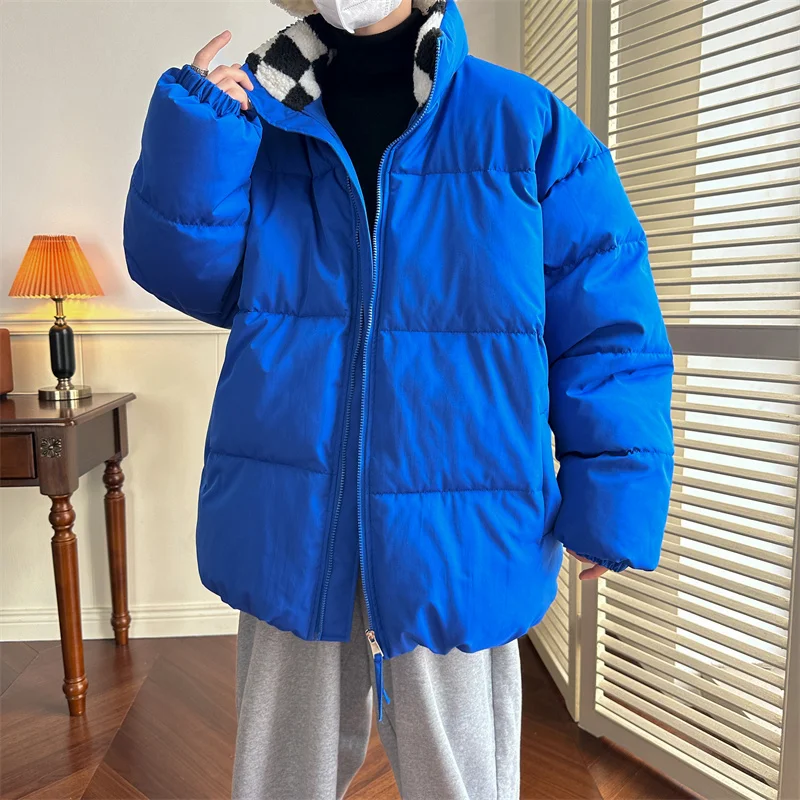 Winter Jacket Men Warm Fashion Casual Thickened Down Jacket Men Korean Loose Thick Short Coat Mens Parker Large Size M-5XL