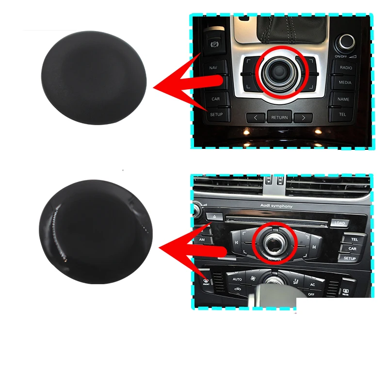 

For Audi A6L A4L Q5 A8 Q7 A5 MMI Multimedia Central Control Navigation Knob Button Confirmation Cover