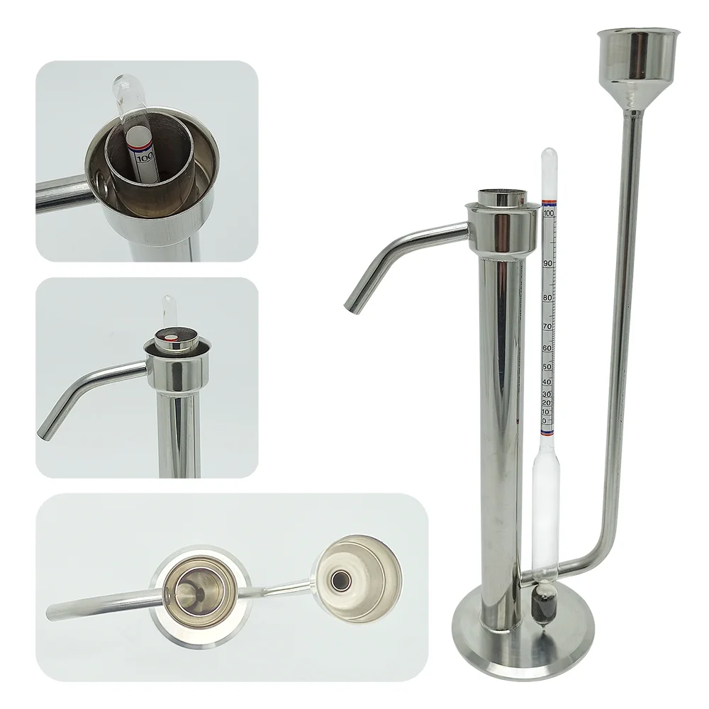 

Дистиллятор высотой 304, спиртостойкий, точный самоходный попугай, измерение лунного света, домашний непрерывный уровень 340 мм, полная сталь