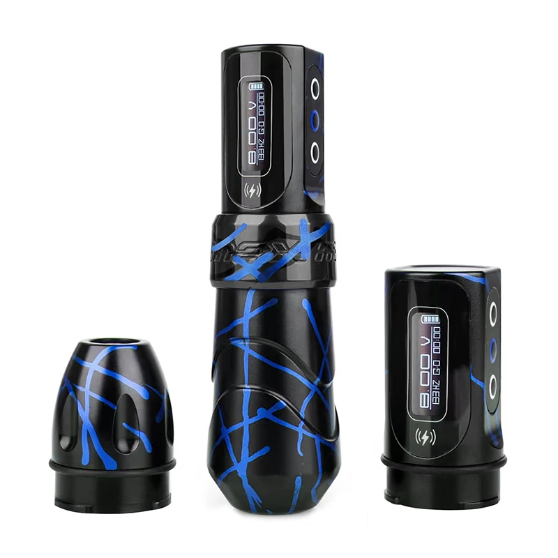 

FK MAX Tattoo Machine Cartridge Pen Wireless Battery Pen Machine Gun RCA interface With Two Rechargeable Batteries