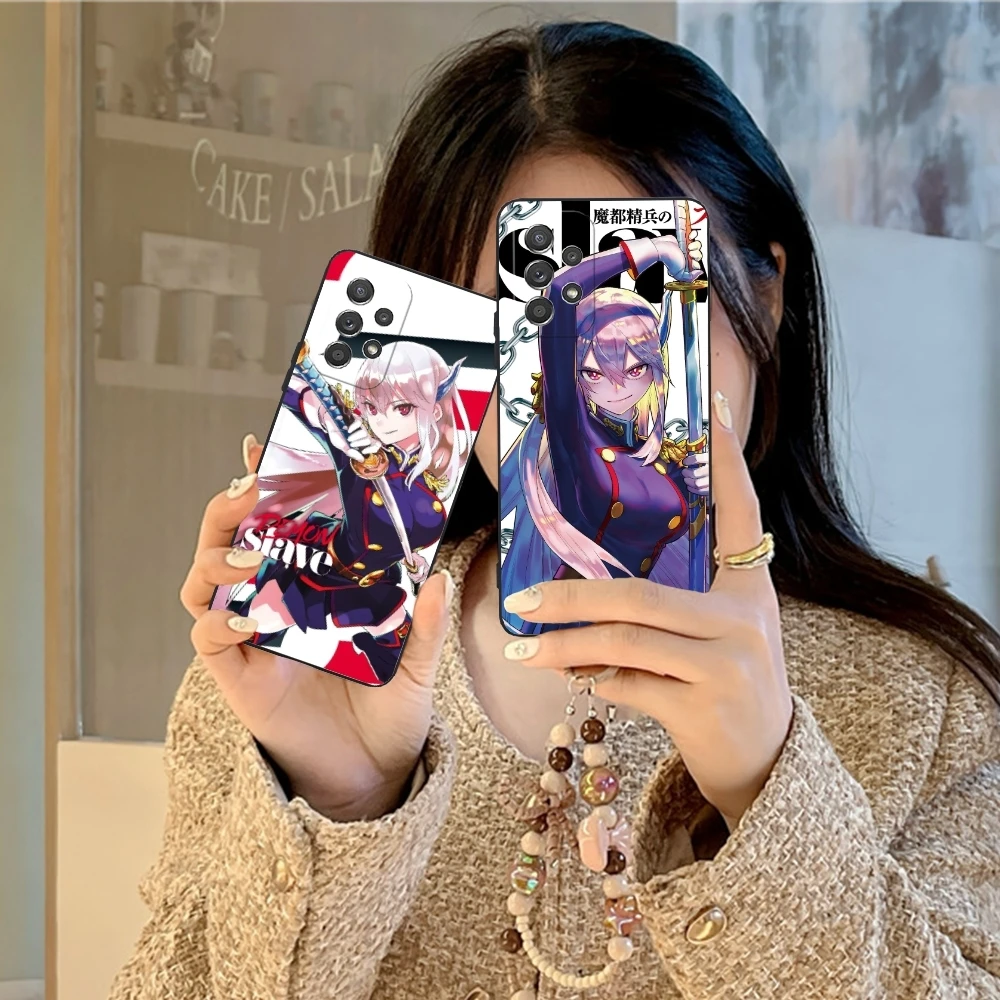 Чехол для телефона chaining Soldier Kyouka Uzen Samsung Galaxy A91 73 71 70 54 53 52 34 24 23 21 S 5G черный мягкий