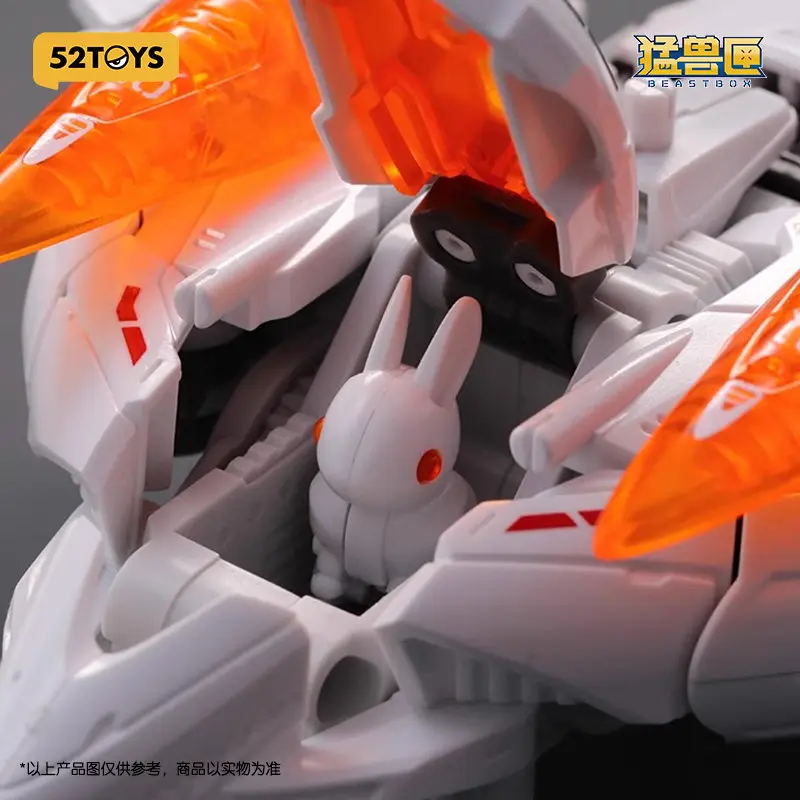 Фото 52TOYS BEASTDRIVE BD-02 STAR DASH Rabbit: Трансформируемая фигурка-меха, коллекционная модель, игрушка-конструктор для детей и взрослых №3