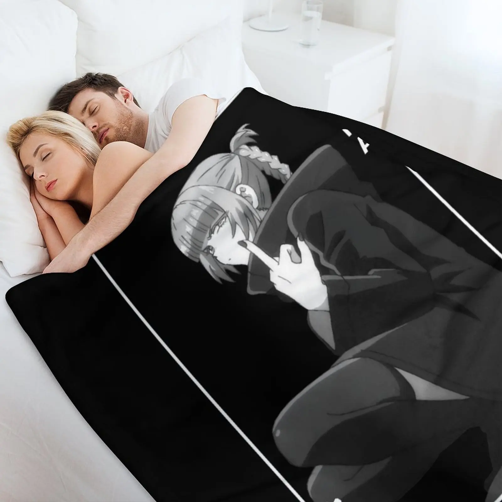 Одеяло Nazuna ナズcall Of The Night - Yofukashi no Uta мягкое большое винтажное милые клетчатые