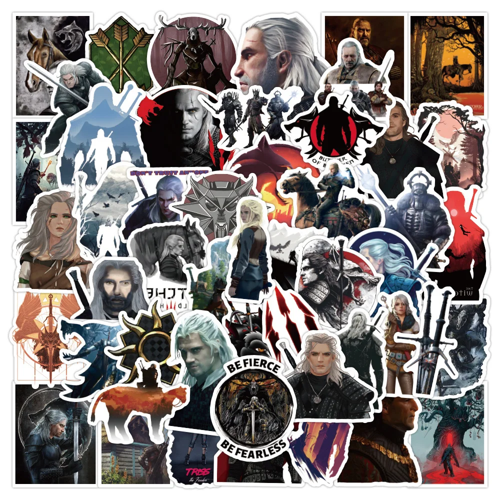 

10/30/50 шт., водонепроницаемые наклейки для чемодана, холодильника