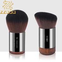 zzdog 1pcs female professional cosmetics tools high quality loose powder foundation contour makeup brushes portable beauty brush