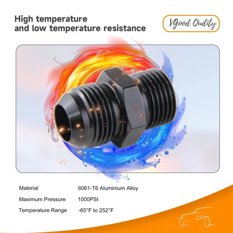 

4PCS G1/2" to Metric AN10 Adaptor Fitting For Oil Cooler Radiator Turbo Kit