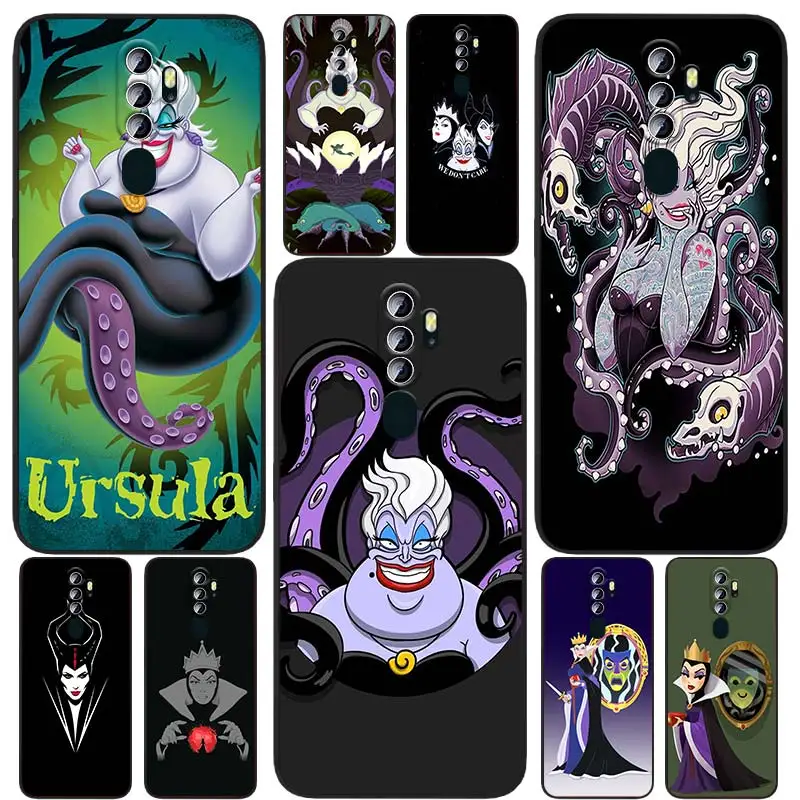 

Maleficent Usula Disney For OPPO Find X5 X3 X2 Neo Lite A74 A76 A72 A55 A54S A53 A53S A16S A16 A9 A5 5G Black Phone Case