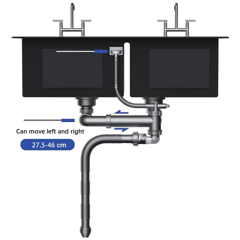 MTTUZK 110 мм из нержавеющей стали 304 слив для кухонной раковины кухонная сливная