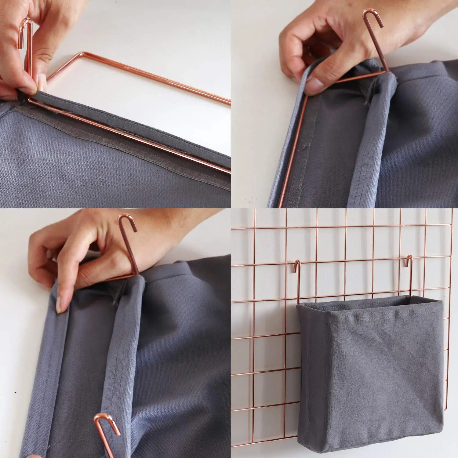 3 шт. стеллаж для хранения настенная сетчатая корзина подвесная полка сумок с