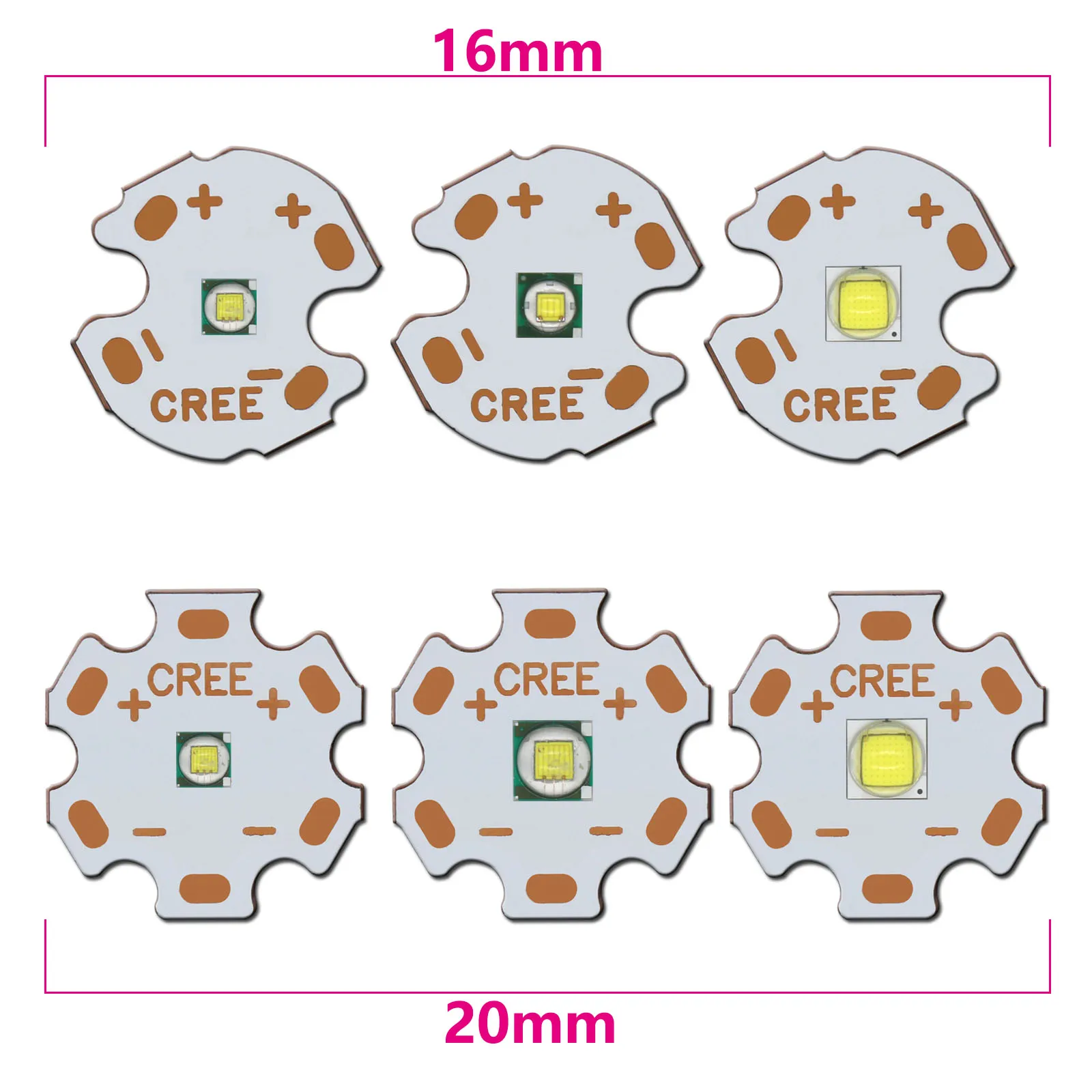 Светодиод высокой мощности BINGSEN средней и интенсивности 6500K