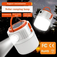 solar led camping lamp no electricity usb charging outing hiking tents multi function outdoor equipmentcapacity durable