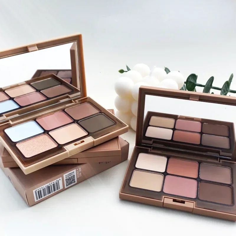 Палитра теней для век Everbab матовая пудра бровей тени румяна универсальная