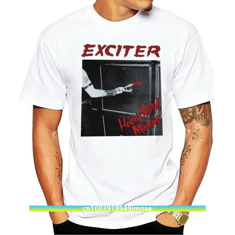 

EXCITER HEAVY METAL MANIAC ANVIL ANTHRAX SPEED THRASH NEW BLACK T-SHIRT