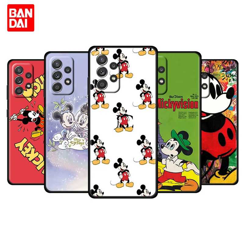

Cover Case for Samsung Galaxy A03 A13 A31 A50 A51 A52 A30 A70 A71 A32 Note 20 Ultra 5G Shell Bag Soft Mickey Minnie Mouse Brand