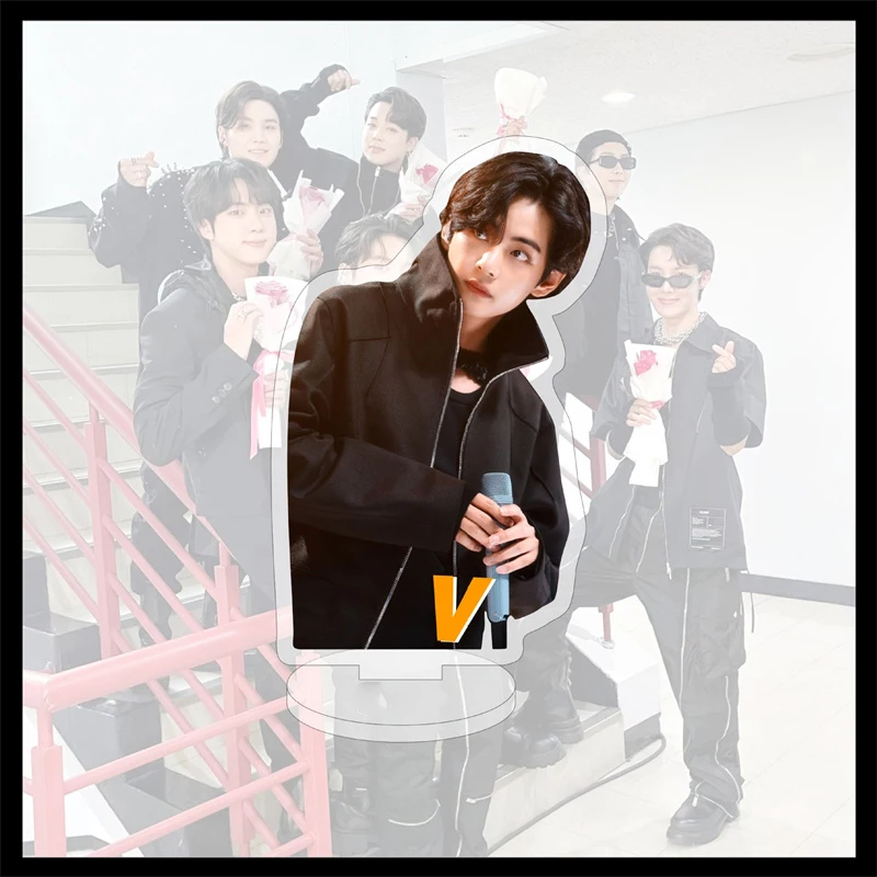 

Kpop Bangtan Boys акриловая подставка, новый альбом, еще скоро, акриловые прозрачные фигурки, настольная подставка, оптовая продажа, коллекция покл...