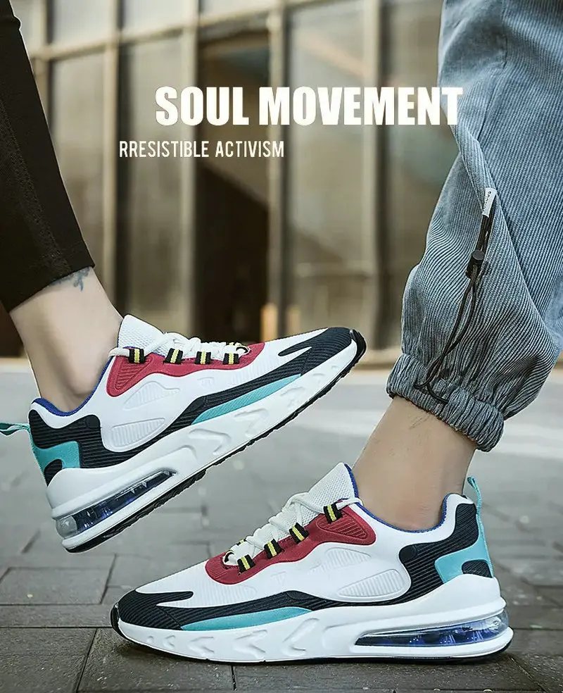 Кроссовки мужские сетчатые дышащие для бега