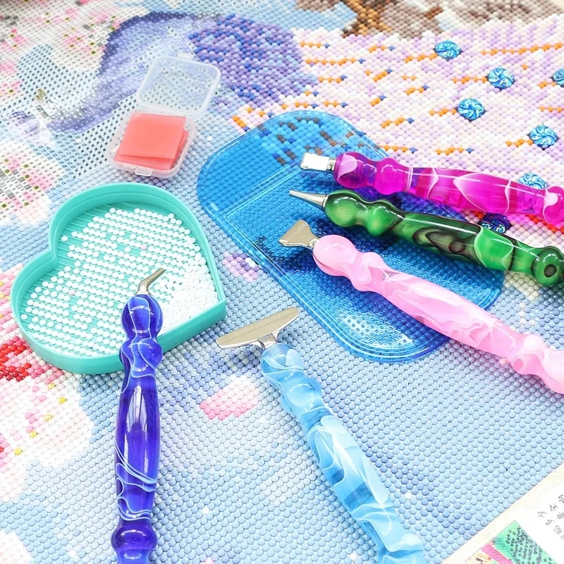 HOMFUN (14 шт.) тыквенная ручка в форме + 12 серебристых алмазных битов 1 валик шт. с