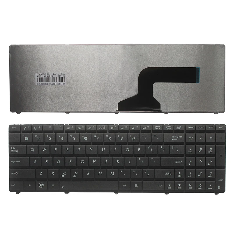 US Keyboard FOR ASUS K54 K54C K54H K54L K54LY K54S K54SL X54C X54L X54LY Black English laptop Keyboard