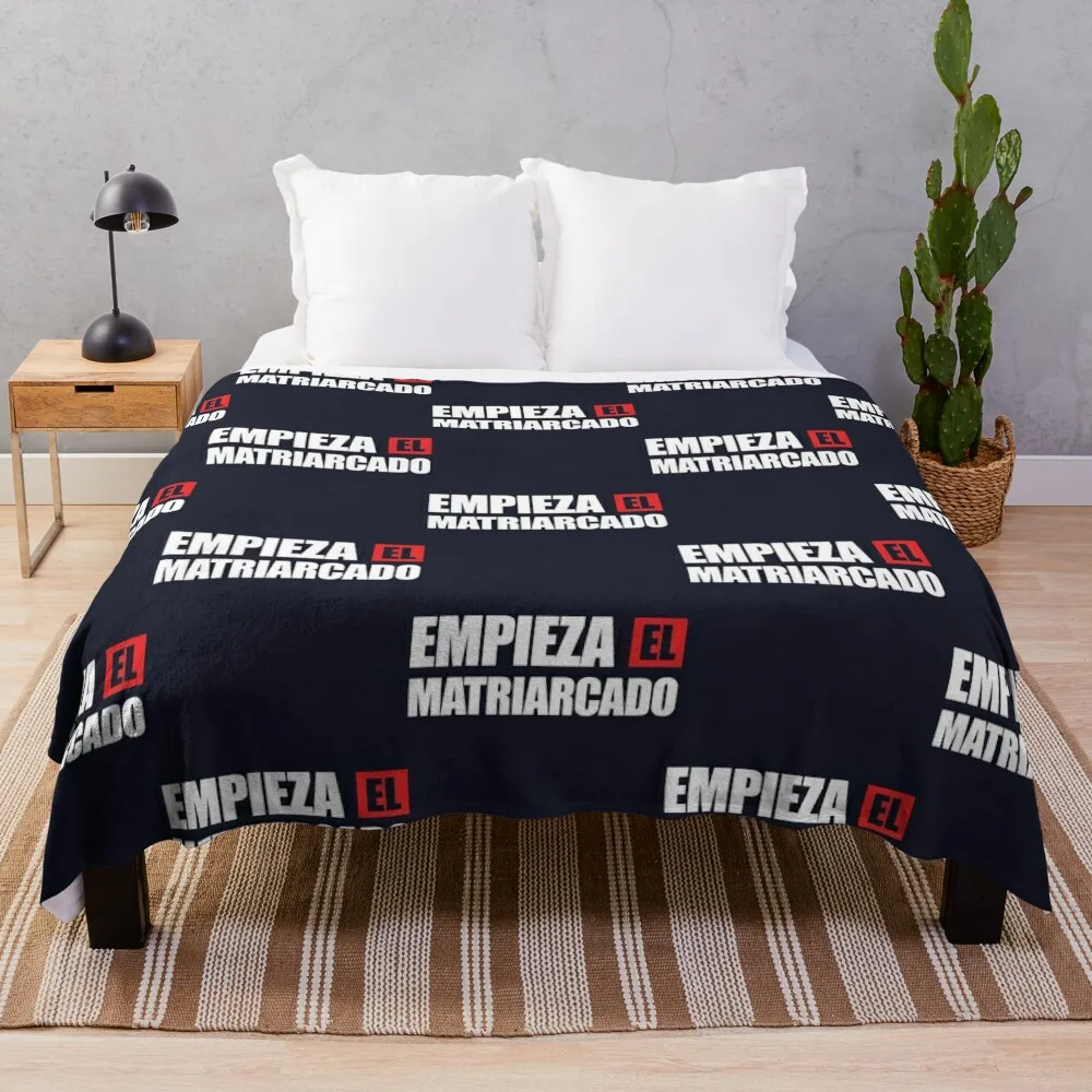 Классическое одеяло EMPIEZA EL MATRIARCADO мягкие плюшевые клетчатые большие одеяла