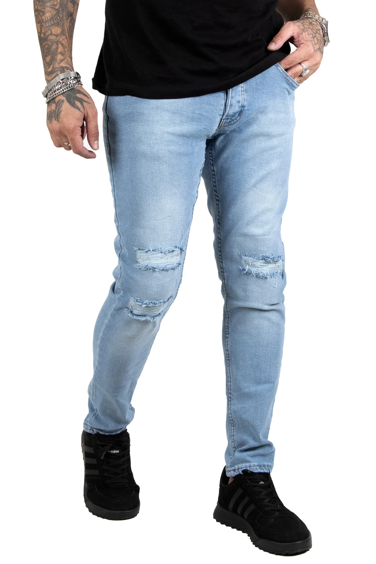 DeepSEA knee slit jeans jeans 2205127