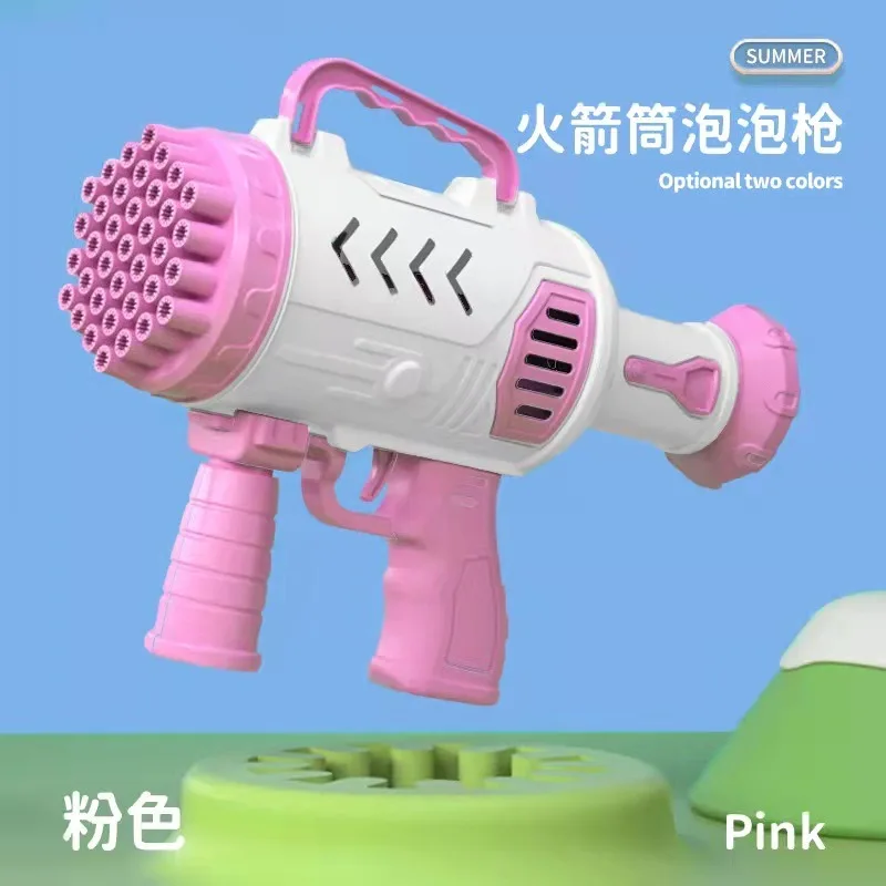 

Пулемет для мыльных пузырей ракета с 37 отверстиями пулемет Автоматическая пусковая установка для мыльных пузырей игрушки для детей Детский подарок игрушки-распылители