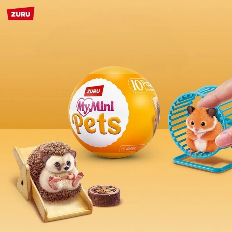 Фото Новинка в наличии: Zuru My Mini Pets Bunny Squirrel Diy Cute Pet Series Wave 1 Scene Playset – идеальный подарок для коллекционеров, игрушки и подарки. №1