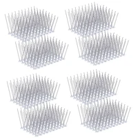 40 Pcs Bird Spikes, Stainless Steel Bird Deterrent Spikes Cover for Fence Railing Walls Roof Yard