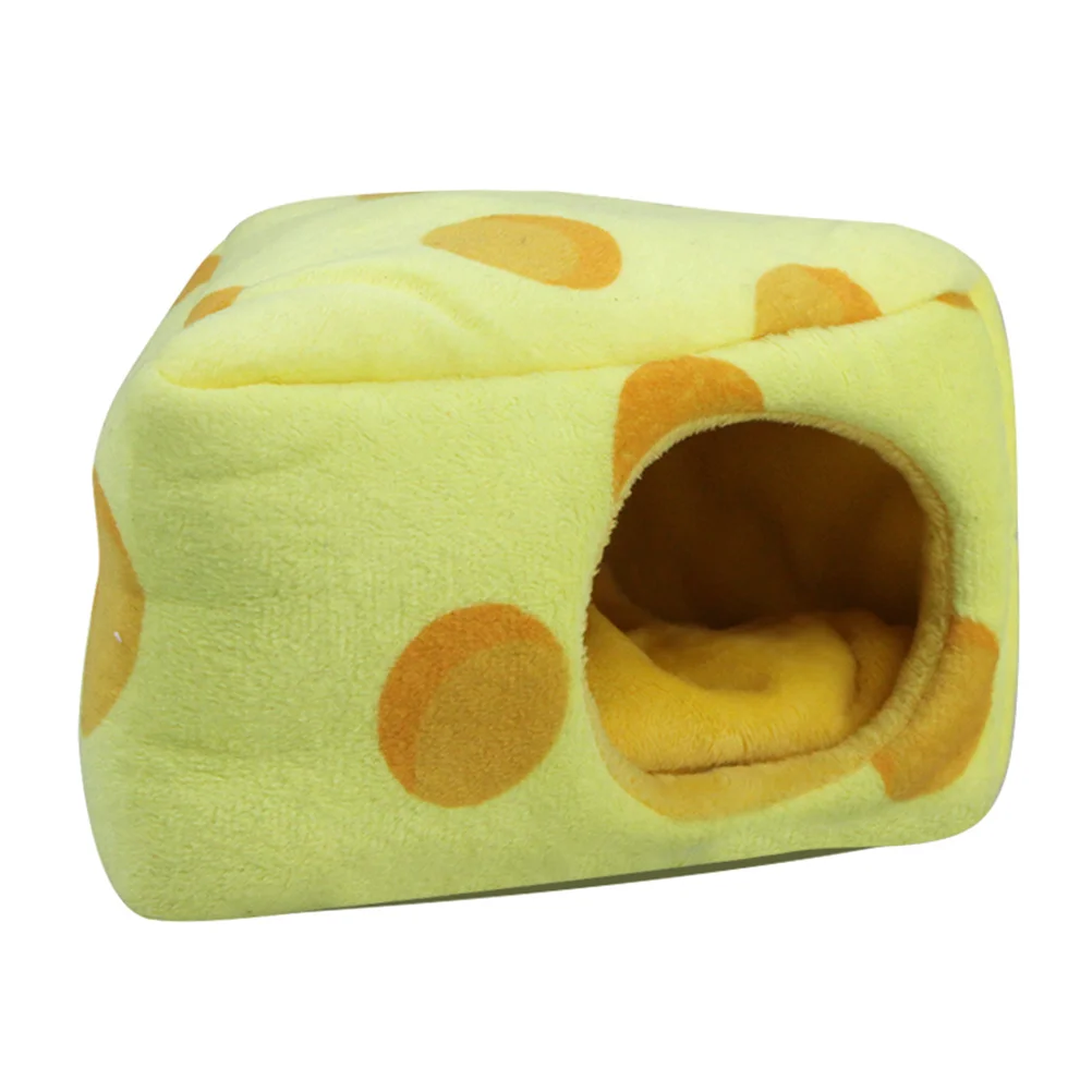 

Hamster Bed House Plush Cave Warm Sleeping Winter Guinea Hide Pet Out Chinchillas Rats Gerbils Hammock Hut Hideout Accessory