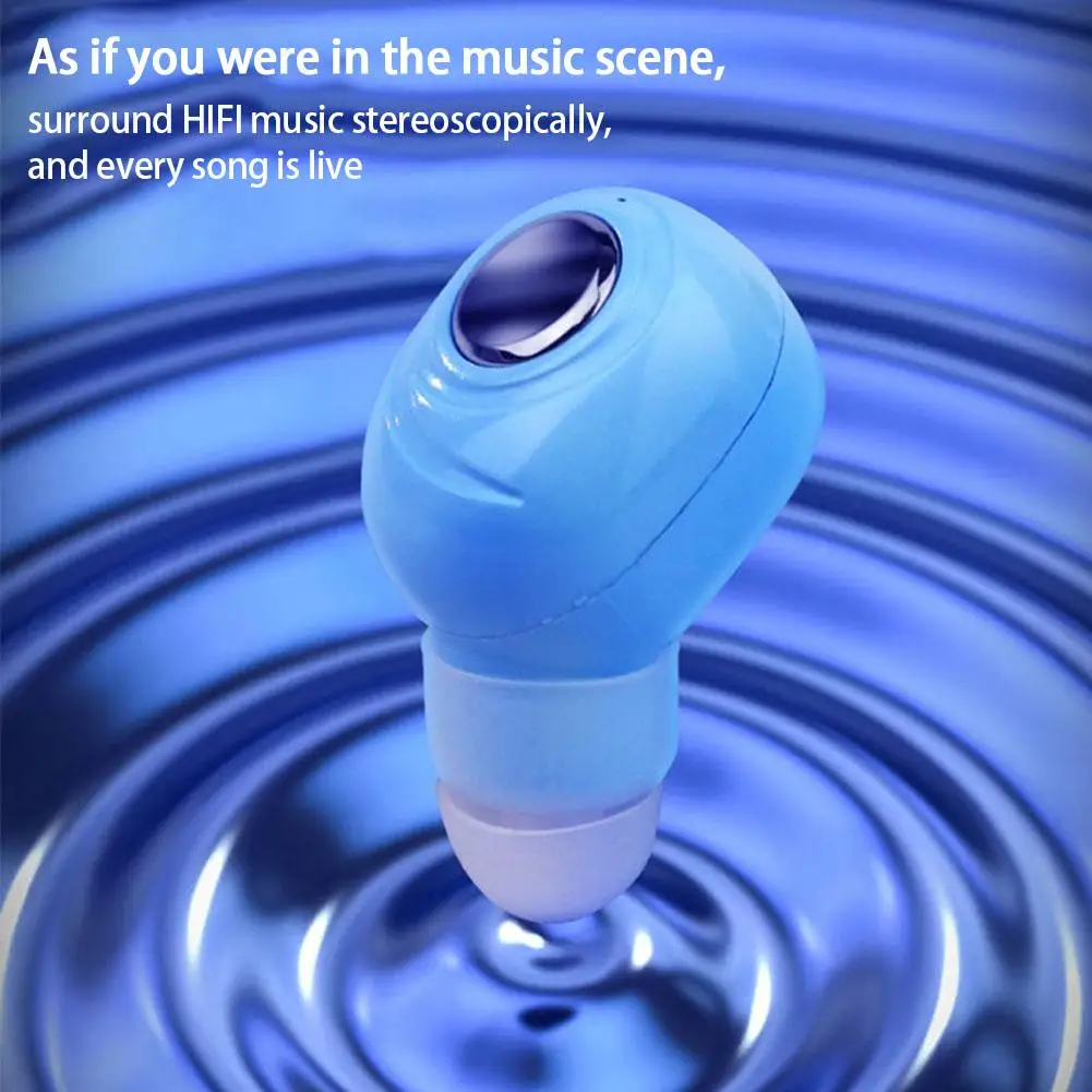 Беспроводные наушники L16 Mini с одним вкладышем Bluetooth 5 0 гарнитура крючком деловой