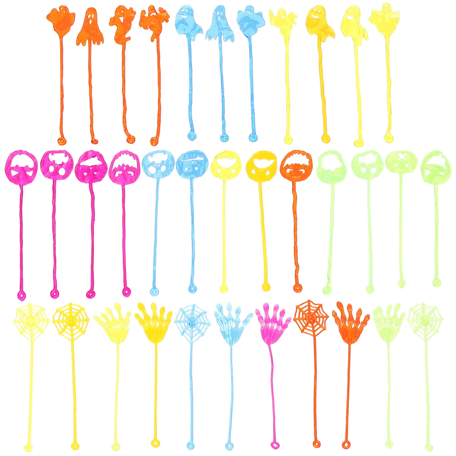 

Ghost Tricky Sticky Hands Elastic Halloween Toys Finger Wall For Birthday Gifts Tpr Child Kid