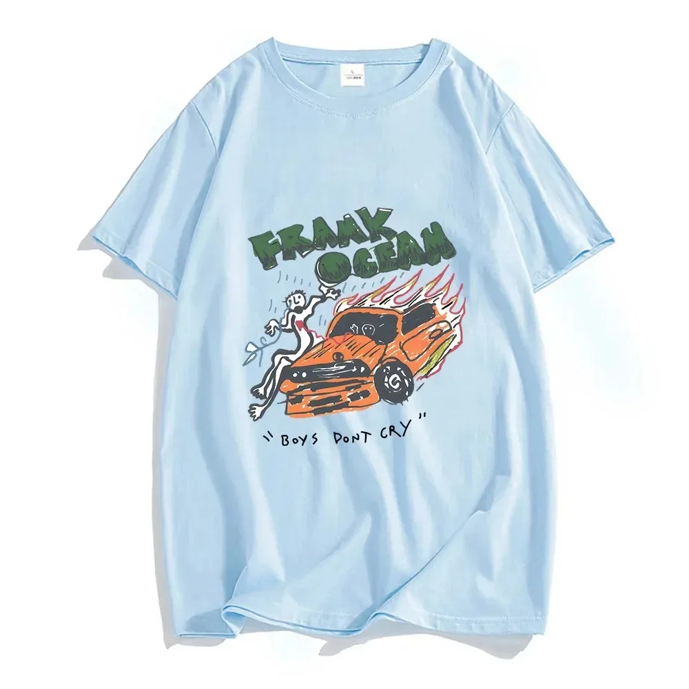 Мужская Футболка Frank O-ocean R&ampB Music 100% Хлопок Унисекс Удобная Посадка На Все Сезоны