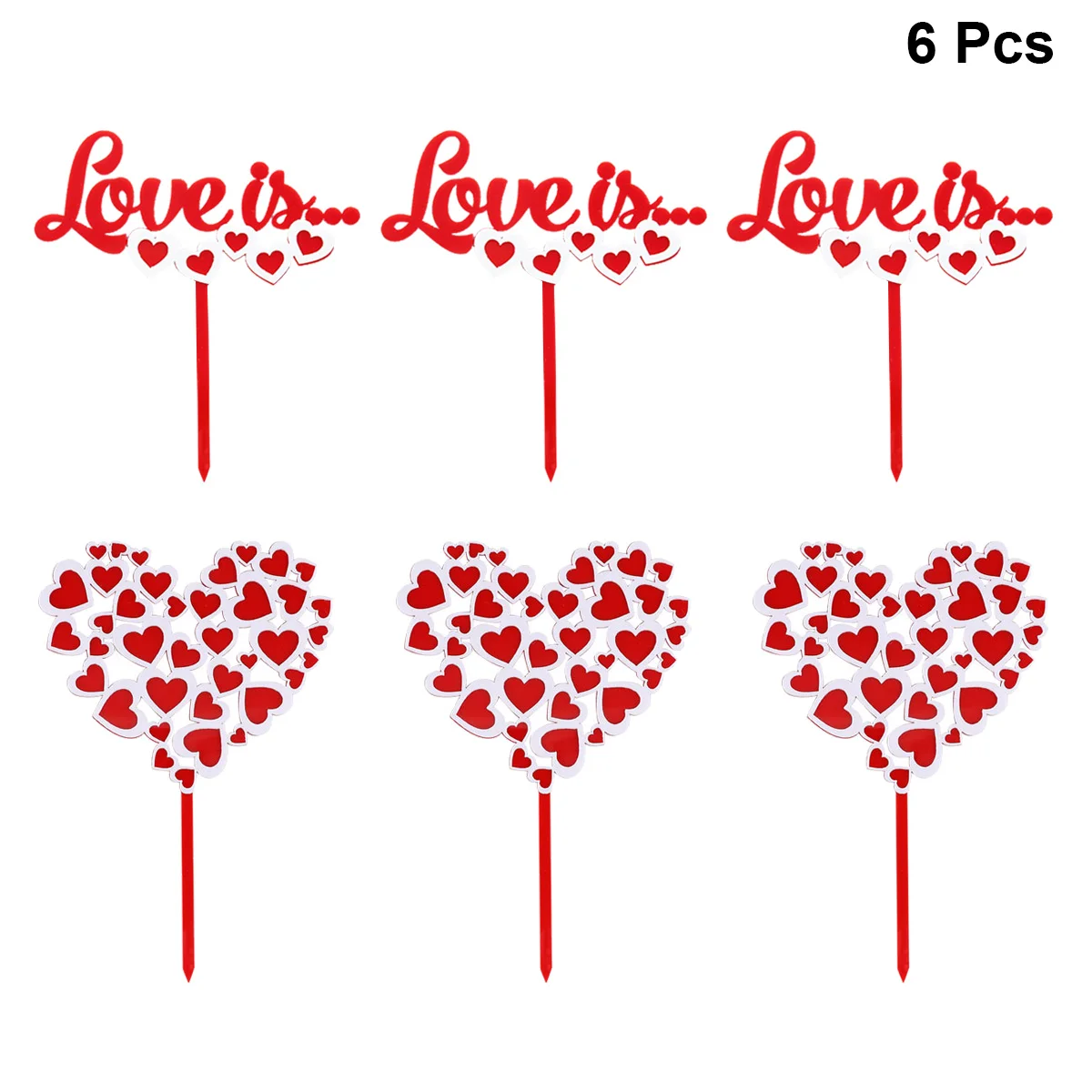 

6pcs Lovely Creative Safe Stylish Party Supplies for Party