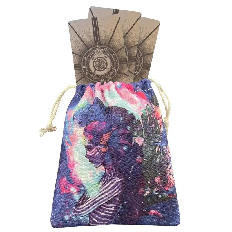 

Бархатная сумка для бижутерии, держатель для карт и костей, 13 х18 см