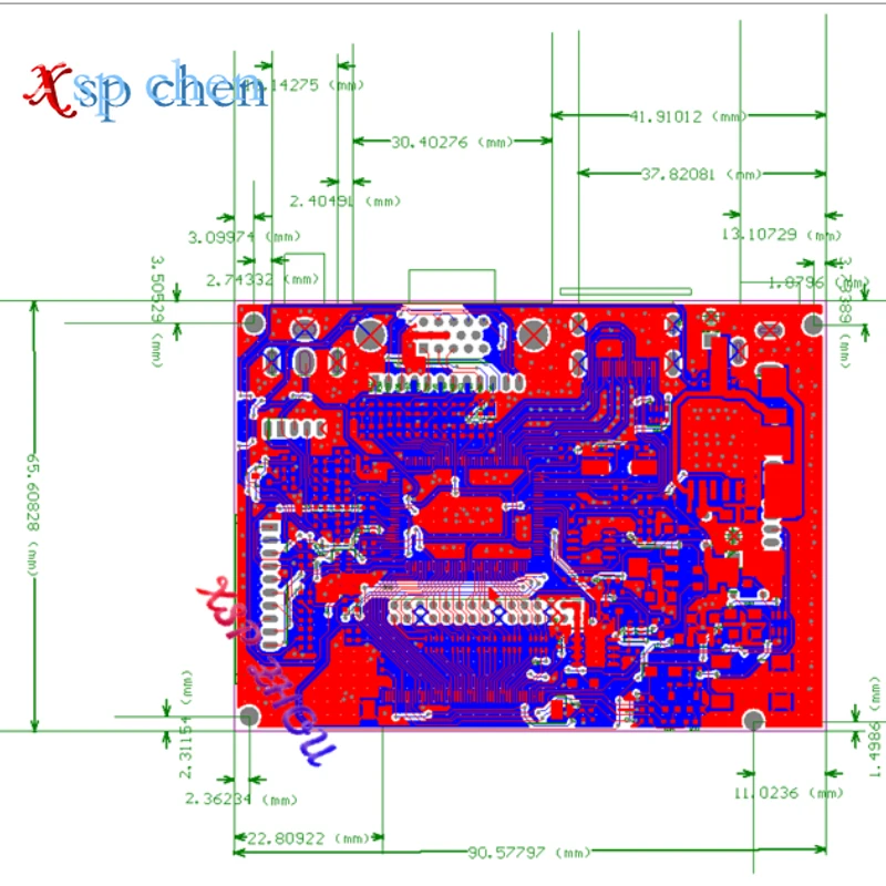 HDMI VGA AV 40PIN TTL LVDS для LCD EJ070NA-01J AT070TNA2 V.1 HJ070NA-13A с дистанционным управлением |